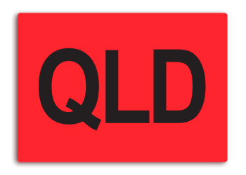 State Label (465/Roll) 150x210mm - QLD